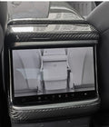 Rear Screen Air Outlet Frame Dry Carbon Fiber Overlay for Tesla Model S/X 2021+