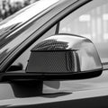Tesla Model Y Juniper Dry Carbon Fiber Side Mirror Covers (OEM Style) - Teskay