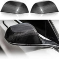 Tesla Model S/X Dry Carbon Fiber OEM-Style Side Mirror Covers - Teskay