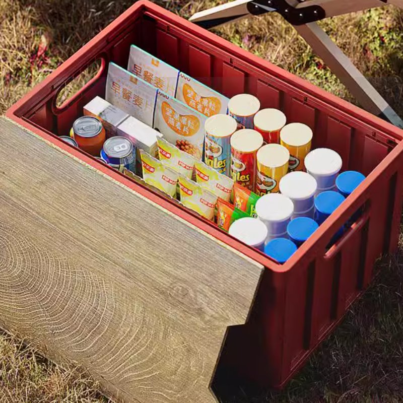 Trunk Storage Box Camping Folding Vault Cargo Bins for Tesla Cybertruck - Teskay